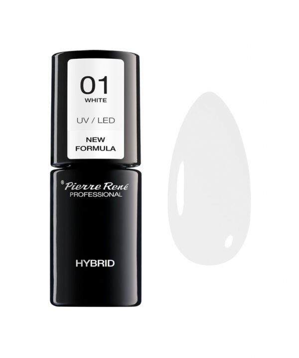 HYBRID COLOURED POLISH 01 WHITE