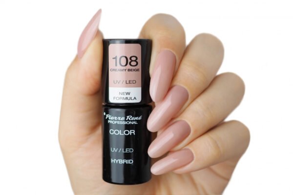 HYBRID COLOURED POLISH 108 CREAMY BEIGE - Image 2