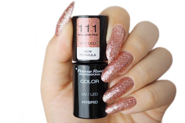 HYBRID COLOURED POLISH 111 BRILLIANT PINK - Image 2