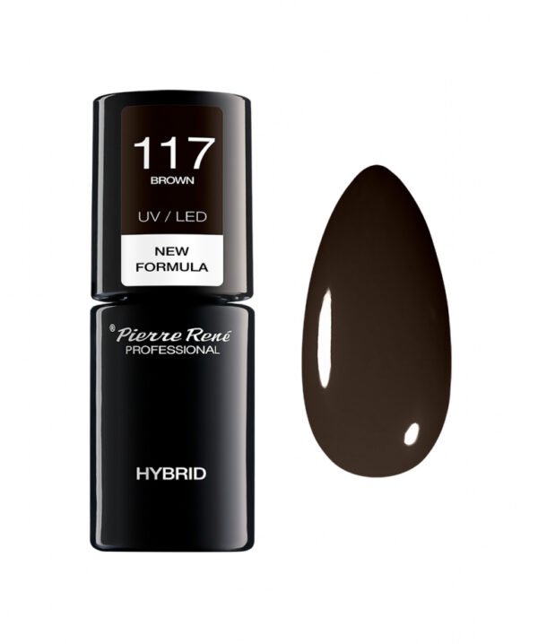 HYBRID COLOURED POLISH 117 BROWN