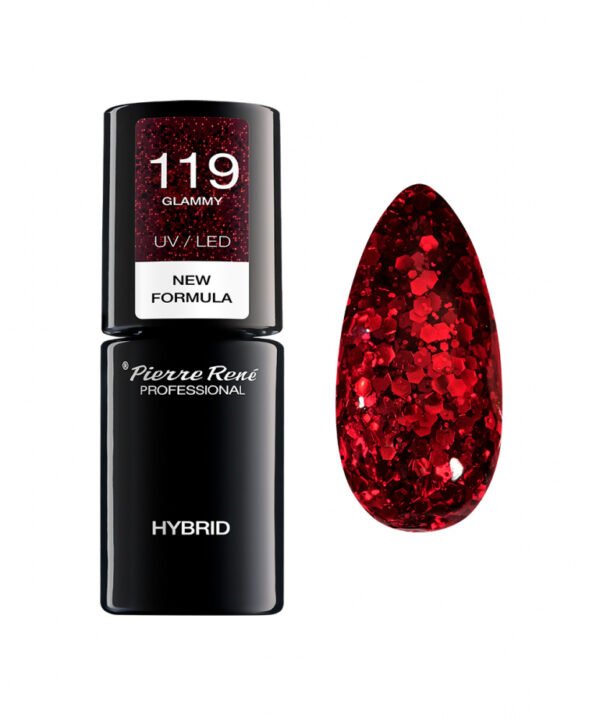 HYBRID COLOURED POLISH 119 GLAMMY