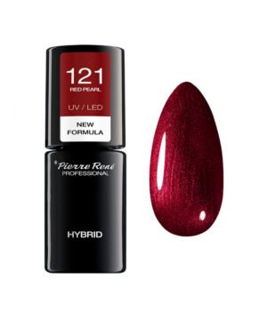 HYBRID COLOURED POLISH NEW 121 RED PEARL