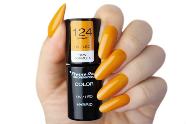 HYBRID COLOURED POLISH 124 PAPAYA - Image 2