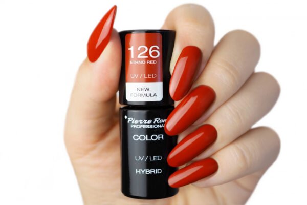 HYBRID COLOURED POLISH 126 ETHNO RED - Image 2