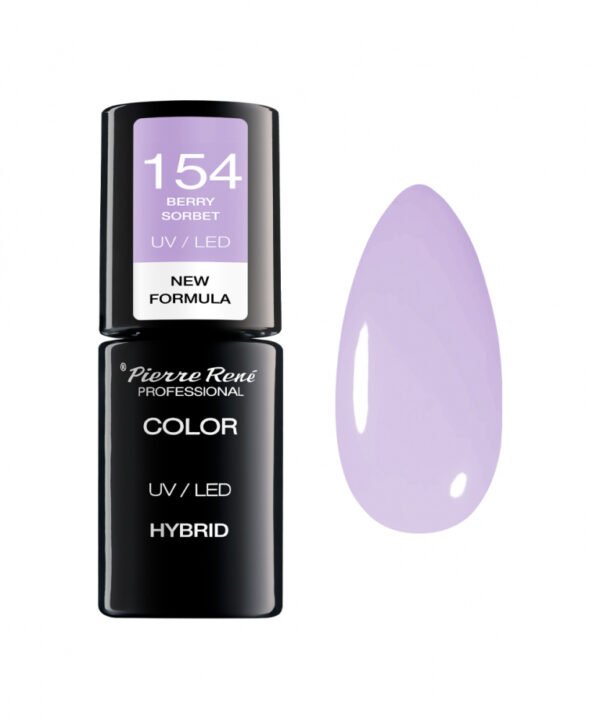 HYBRID COLOURED POLISH 154 BERRY SORBET