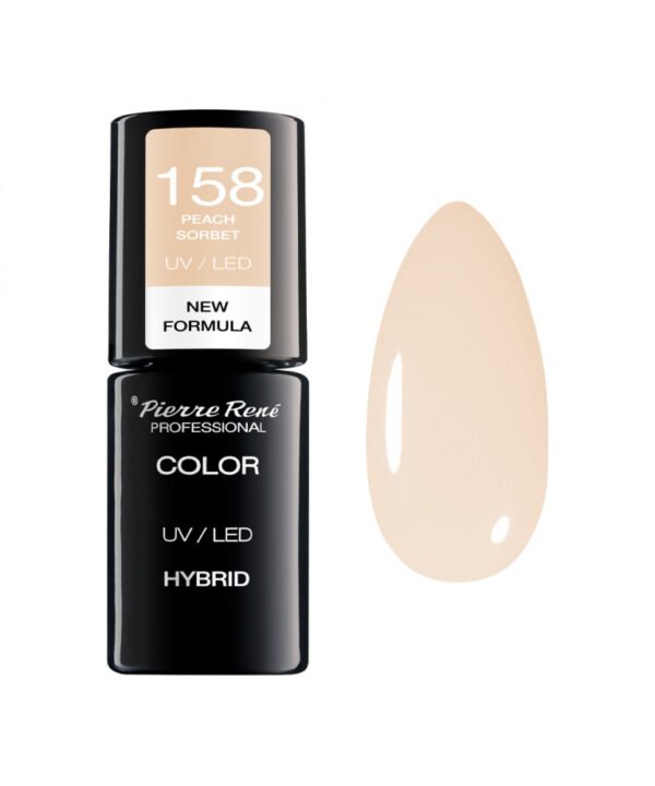 HYBRID COLOURED POLISH 158 PEACH SORBET