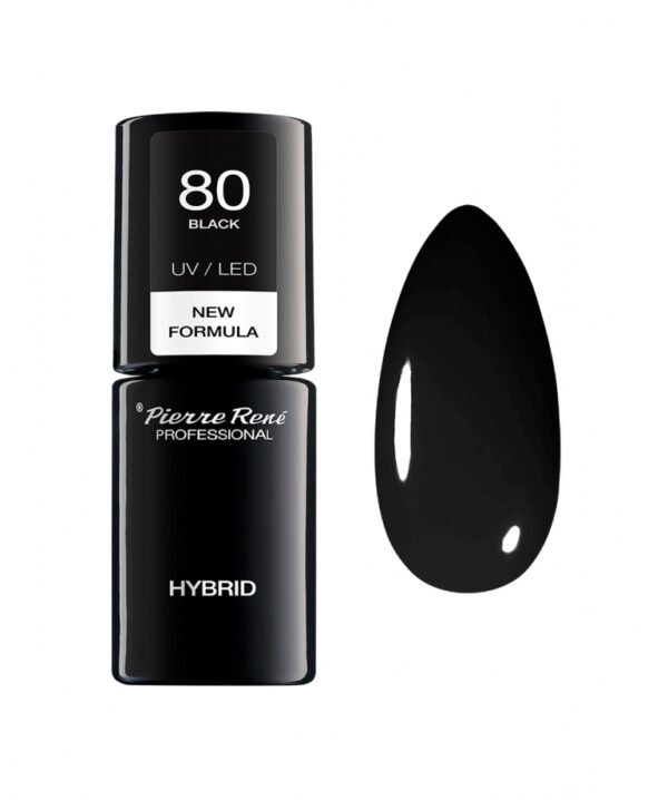 HYBRID COLOURED POLISH 80 BLACK