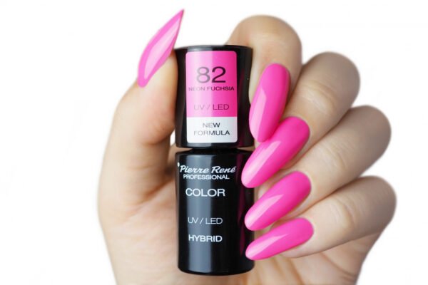 HYBRID COLOURED POLISH 82 NEON FUCHSIA - Image 2