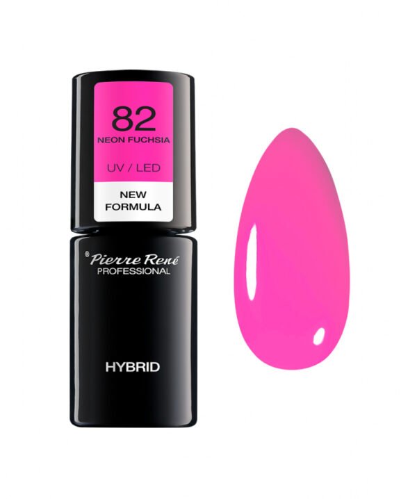 HYBRID COLOURED POLISH 82 NEON FUCHSIA
