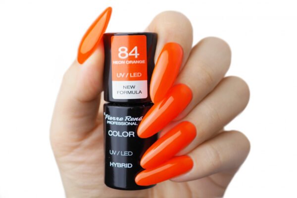 HYBRID COLOURED POLISH 84 NEON ORANGE - Image 2