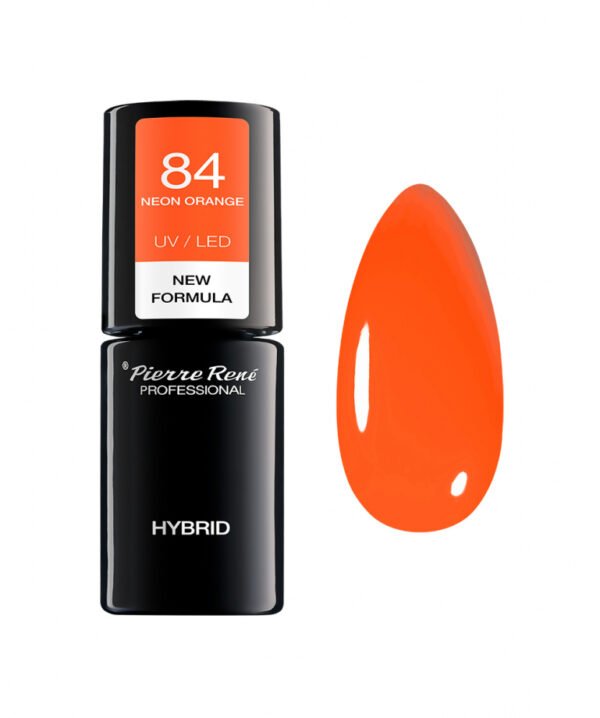 HYBRID COLOURED POLISH 84 NEON ORANGE