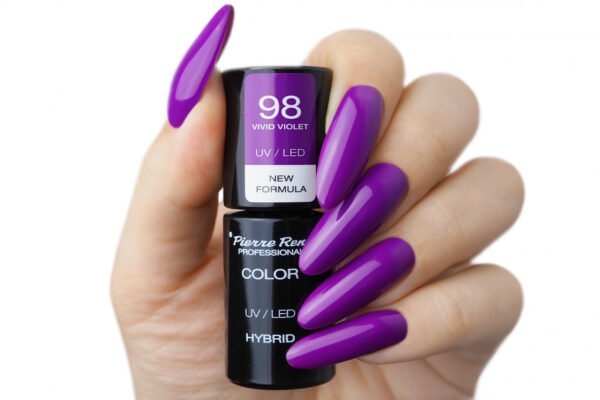 HYBRID COLOURED POLISH 98 VIVID VIOLET - Image 2