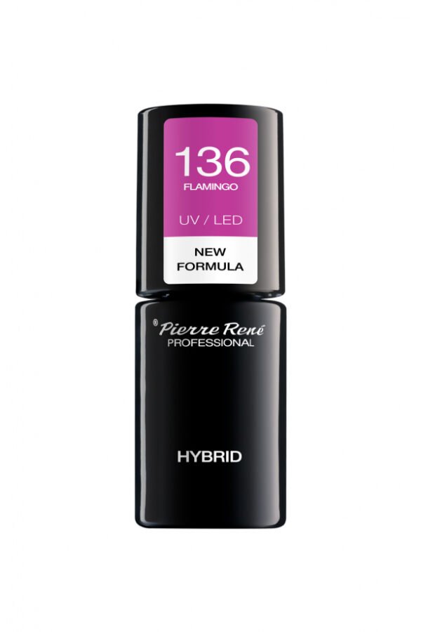 HYBRID COLOURED POLISH 136 FLAMINGO