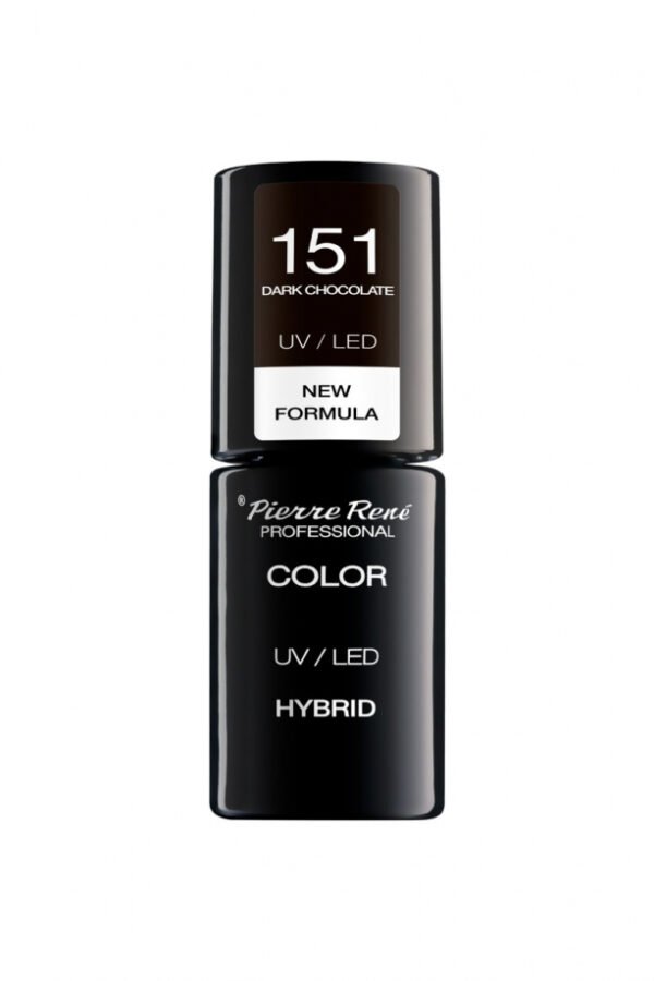 HYBRID COLOURED POLISH 151 DARK CHOCOLATE