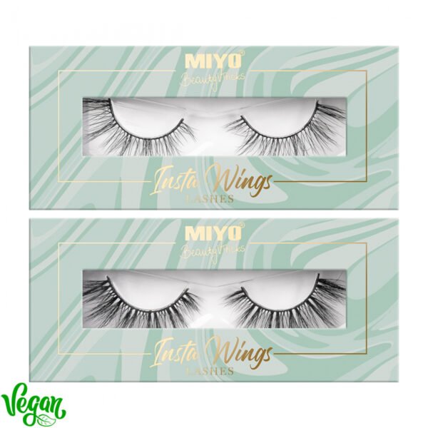 MIYO X BEAUTYVTRICKS INSTA WINGS LASHES SET