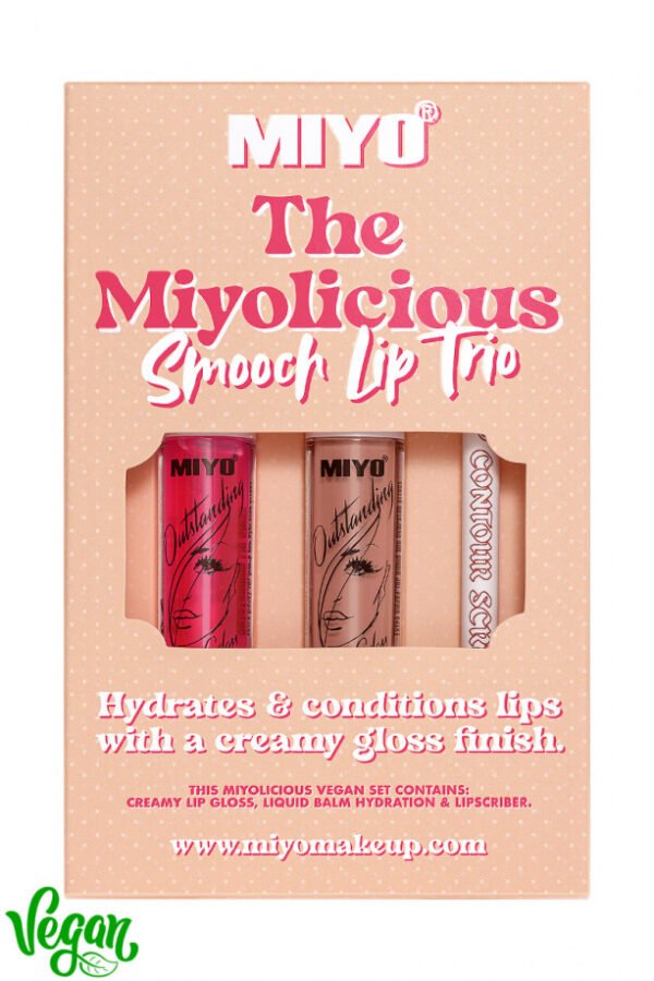 MIYOLICIOUS SMOOCH LIP TRIO NO. 01 BISCUIT