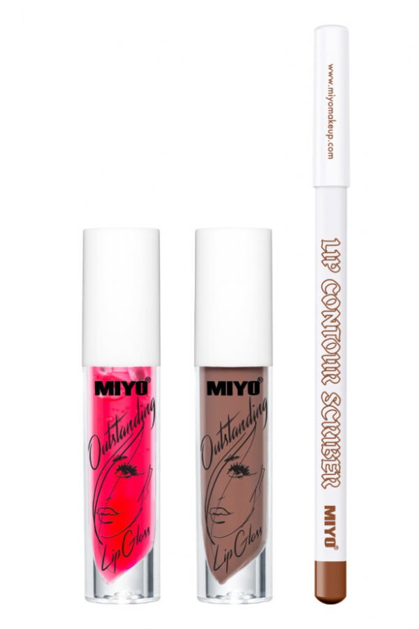 MIYOLICIOUS SMOOCH LIP TRIO NO. 02 PECAN - Image 2
