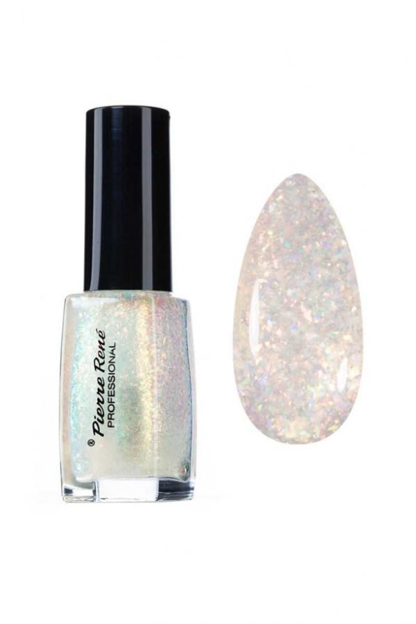 NAIL POLISH 301 GLASS EFFECT TRANSPARENT FRENCH