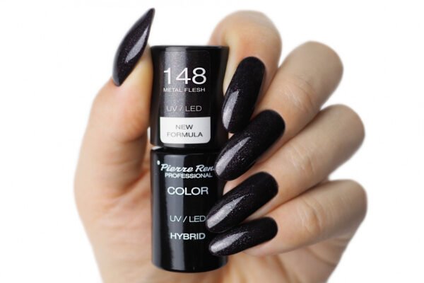 HYBRID COLOURED POLISH 148 METAL FLESH - Image 2