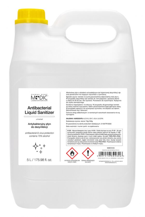 ANTIBACTERIAL LIQUID SANITIZER 5000 ML